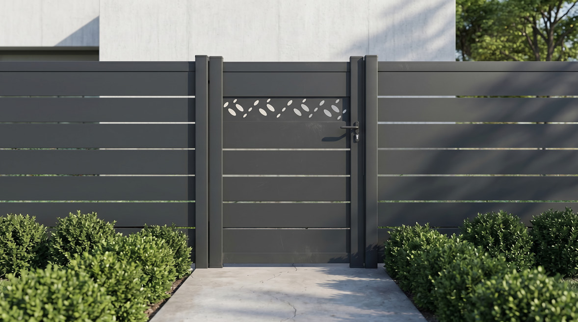Luxor aluminum gate